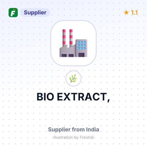 BIO EXTRACT, – summary card, no photo uploaded yet