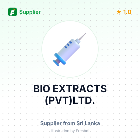 BIO EXTRACTS (PVT)LTD. – summary card, no photo uploaded yet