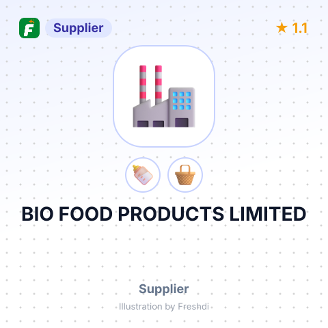 BIO FOOD PRODUCTS LIMITED – summary card, no photo uploaded yet