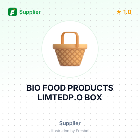 BIO FOOD PRODUCTS LIMTEDP.O BOX – summary card, no photo uploaded yet