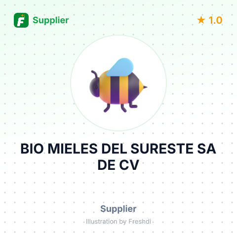BIO MIELES DEL SURESTE SA DE CV – summary card, no photo uploaded yet