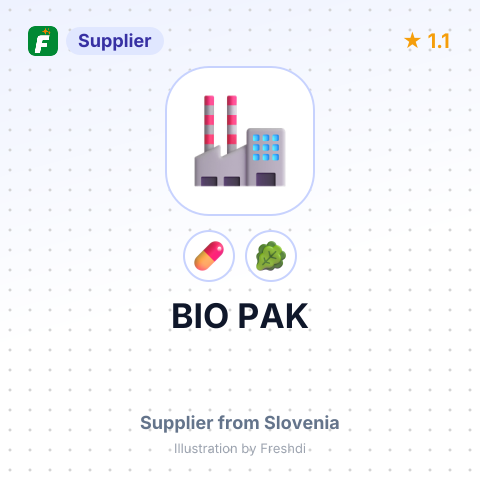 BIO PAK – summary card, no photo uploaded yet