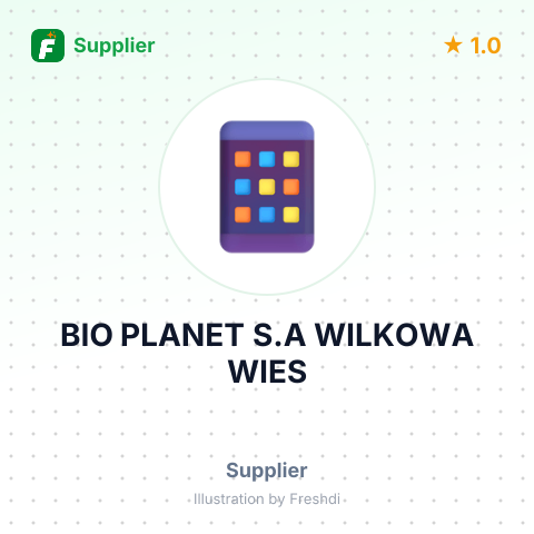 BIO PLANET S.A WILKOWA WIES – summary card, no photo uploaded yet