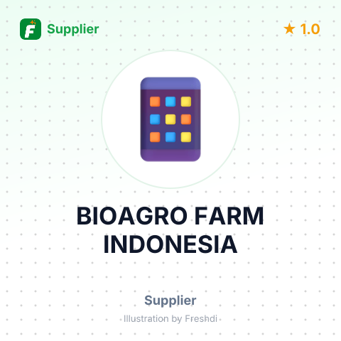 BIOAGRO FARM INDONESIA – summary card, no photo uploaded yet