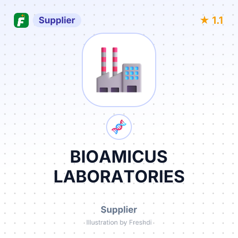 BIOAMICUS LABORATORIES – summary card, no photo uploaded yet