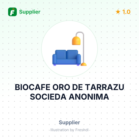BIOCAFE ORO DE TARRAZU SOCIEDA ANONIMA – summary card, no photo uploaded yet
