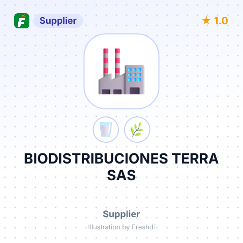 BIODISTRIBUCIONES TERRA SAS – summary card, no photo uploaded yet