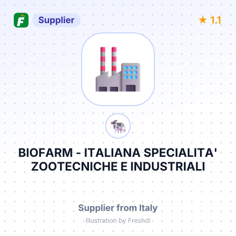 BIOFARM - ITALIANA SPECIALITA' ZOOTECNICHE E INDUSTRIALI – summary card, no photo uploaded yet