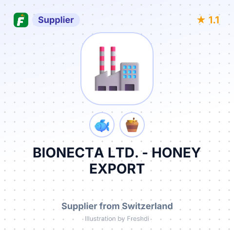 BIONECTA LTD. - HONEY EXPORT – summary card, no photo uploaded yet