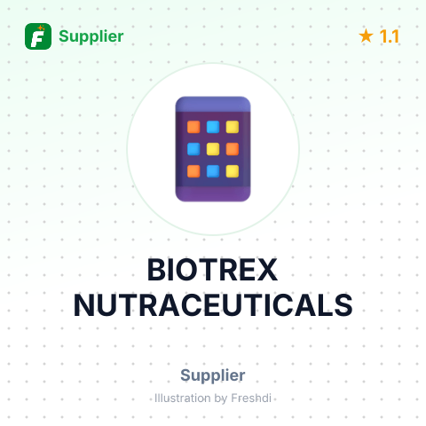 BIOTREX NUTRACEUTICALS – summary card, no photo uploaded yet