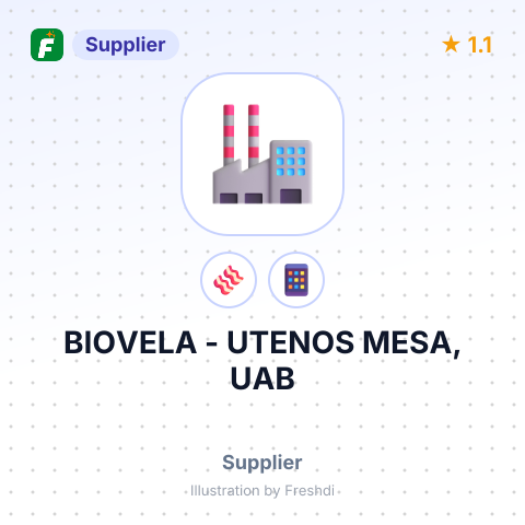 BIOVELA - UTENOS MESA, UAB – summary card, no photo uploaded yet