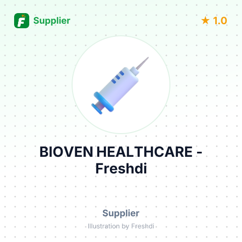 BIOVEN HEALTHCARE – summary card, no photo uploaded yet