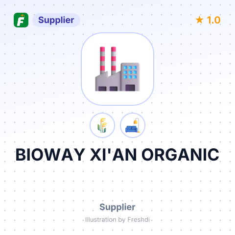 BIOWAY XI'AN ORGANIC – summary card, no photo uploaded yet