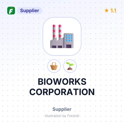 BIOWORKS CORPORATION – summary card, no photo uploaded yet