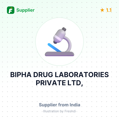 BIPHA DRUG LABORATORIES PRIVATE LTD, – summary card, no photo uploaded yet