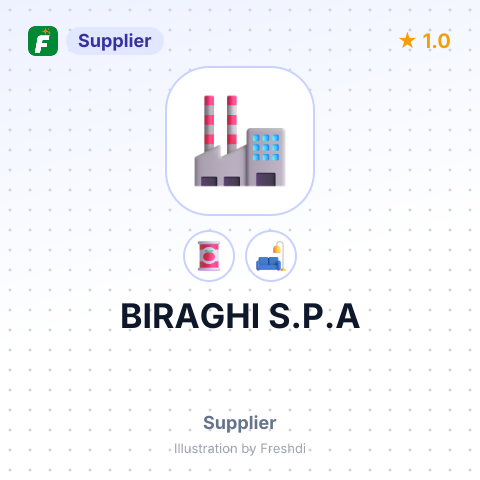 BIRAGHI S.P.A – summary card, no photo uploaded yet