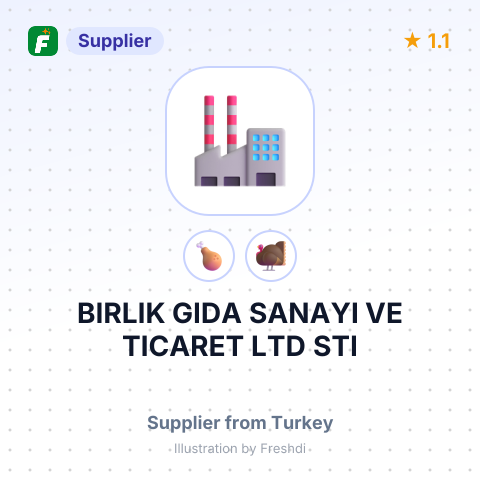 BIRLIK GIDA SANAYI VE TICARET LTD STI – summary card, no photo uploaded yet