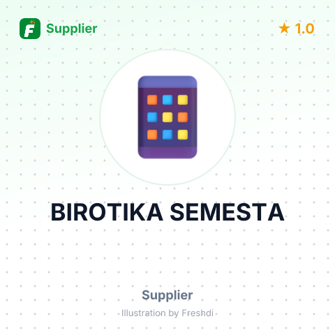 BIROTIKA SEMESTA – summary card, no photo uploaded yet