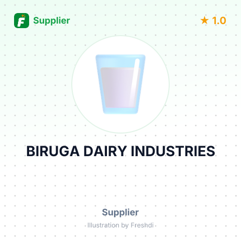 BIRUGA DAIRY INDUSTRIES – summary card, no photo uploaded yet