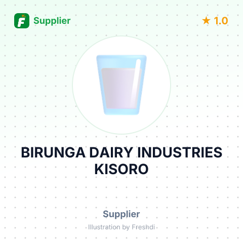 BIRUNGA DAIRY INDUSTRIES KISORO – summary card, no photo uploaded yet
