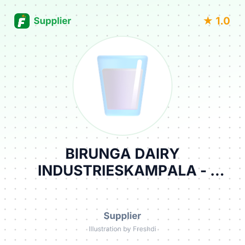 BIRUNGA DAIRY INDUSTRIESKAMPALA - UGANDA – summary card, no photo uploaded yet