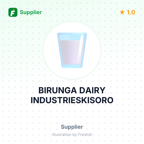 BIRUNGA DAIRY INDUSTRIESKISORO – summary card, no photo uploaded yet