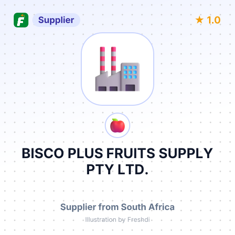 BISCO PLUS FRUITS SUPPLY PTY LTD. – summary card, no photo uploaded yet