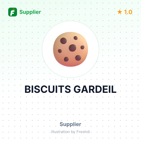 BISCUITS GARDEIL – summary card, no photo uploaded yet