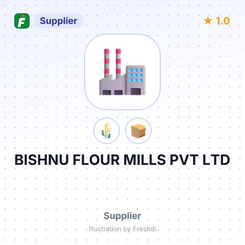 BISHNU FLOUR MILLS PVT LTD – summary card, no photo uploaded yet