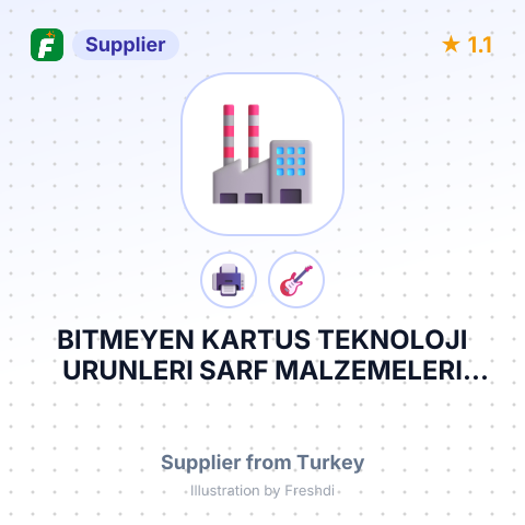 BITMEYEN KARTUS TEKNOLOJI URUNLERI SARF MALZEMELERI SANAYI VE TICARET LIMITED SIRKETI – summary card, no photo uploaded yet