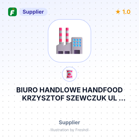 BIURO HANDLOWE HANDFOOD KRZYSZTOF SZEWCZUK UL GDANSKA 11 – summary card, no photo uploaded yet