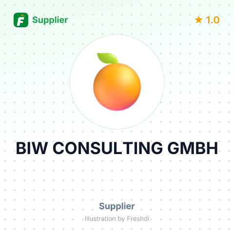 BIW CONSULTING GMBH – summary card, no photo uploaded yet