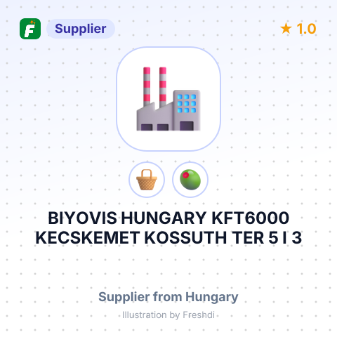 BIYOVIS HUNGARY KFT6000 KECSKEMET KOSSUTH TER 5 I 3 – summary card, no photo uploaded yet