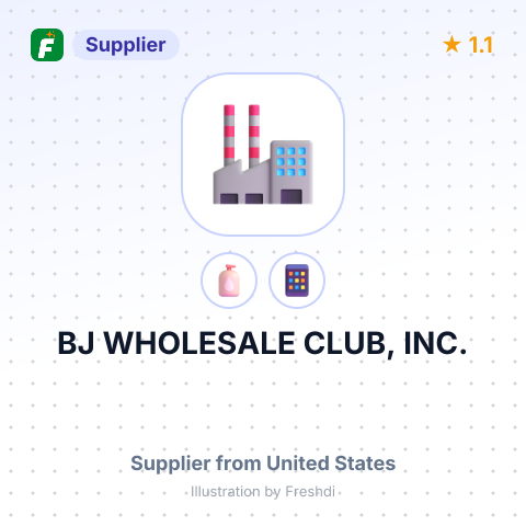 BJ WHOLESALE CLUB, INC. – summary card, no photo uploaded yet