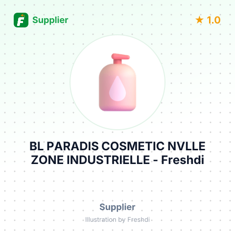 BL PARADIS COSMETIC NVLLE ZONE INDUSTRIELLE – summary card, no photo uploaded yet