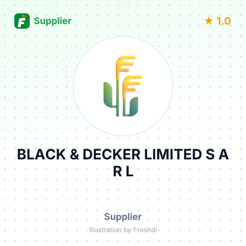 BLACK & DECKER LIMITED S A R L – summary card, no photo uploaded yet