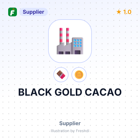 BLACK GOLD CACAO – summary card, no photo uploaded yet