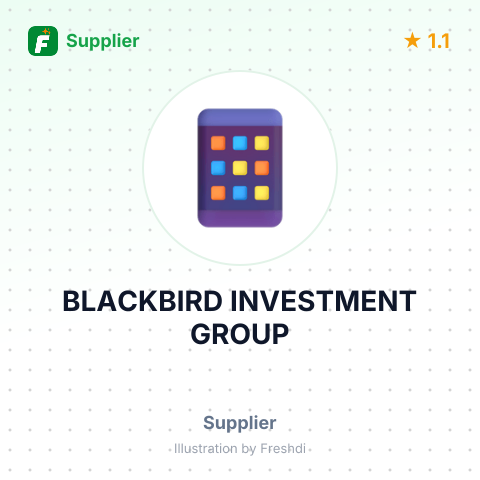 BLACKBIRD INVESTMENT GROUP – summary card, no photo uploaded yet