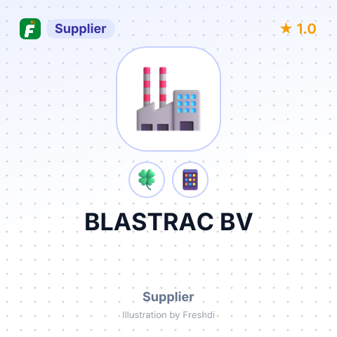 BLASTRAC BV – summary card, no photo uploaded yet