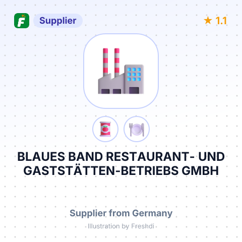 BLAUES BAND RESTAURANT- UND GASTSTÄTTEN-BETRIEBS GMBH – summary card, no photo uploaded yet