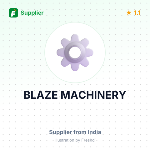 BLAZE MACHINERY – summary card, no photo uploaded yet