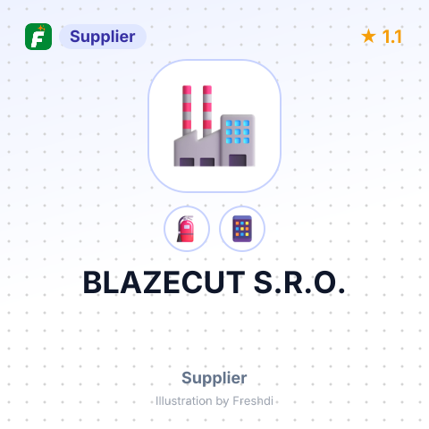 BLAZECUT S.R.O. – summary card, no photo uploaded yet