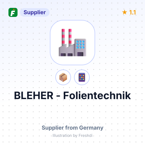 BLEHER - Folientechnik – summary card, no photo uploaded yet