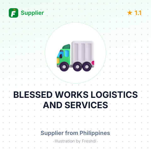 BLESSED WORKS LOGISTICS AND SERVICES – summary card, no photo uploaded yet