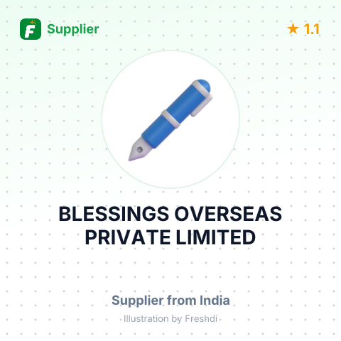 BLESSINGS OVERSEAS PRIVATE LIMITED – summary card, no photo uploaded yet