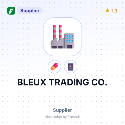 BLEUX TRADING CO. – summary card, no photo uploaded yet