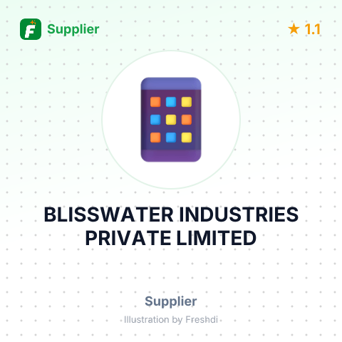BLISSWATER INDUSTRIES PRIVATE LIMITED – summary card, no photo uploaded yet