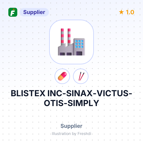 BLISTEX INC-SINAX-VICTUS-OTIS-SIMPLY – summary card, no photo uploaded yet