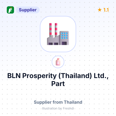 BLN Prosperity (Thailand) Ltd., Part – summary card, no photo uploaded yet