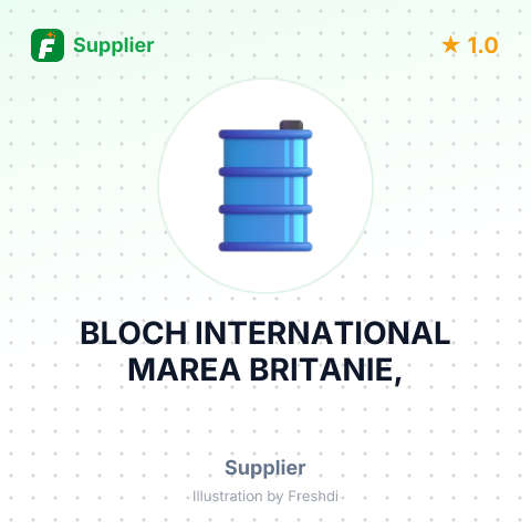 BLOCH INTERNATIONAL MAREA BRITANIE, – summary card, no photo uploaded yet